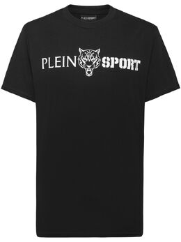 Plein Sport: Чёрная футболка 
