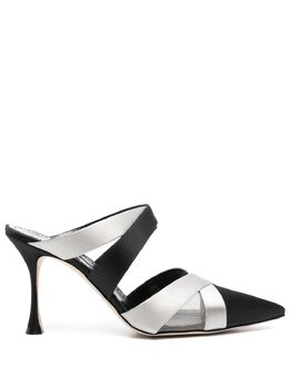 Manolo Blahnik: Чёрные сабо 