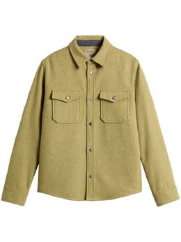 Woolrich: Зелёная рубашка  Alaskan