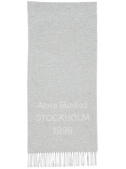 Acne Studios: Шарф с принтом 