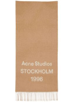Acne Studios: Шарф с принтом 