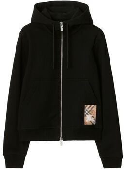 Burberry: Чёрная толстовка 