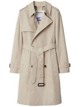 Burberry: Двубортный плащ 