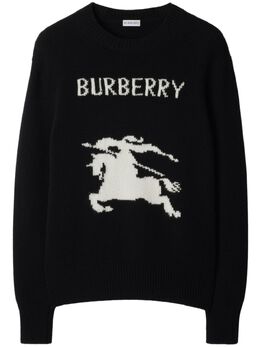 Burberry: Чёрный свитер 