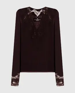 Ermanno Scervino: Коричневый свитер 