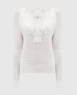 Ermanno Scervino: Белый свитер 