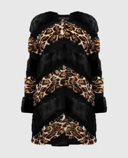 Roberto Cavalli: Чёрная шуба 