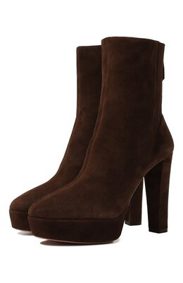 Aquazzura: Коричневые ботинки  Sue