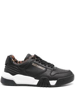 Just Cavalli: Чёрные кроссовки 