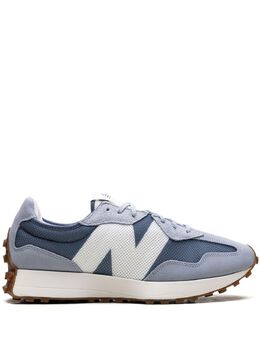 New Balance: Голубые кроссовки  327