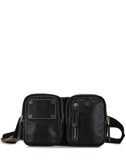Gucci Pre-Owned: Чёрная поясная сумка 