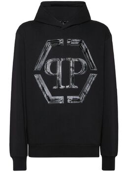 Philipp Plein: Чёрная толстовка  Hexagon