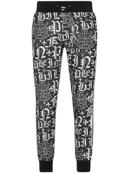 Philipp Plein: Чёрные брюки  Gothic Plein