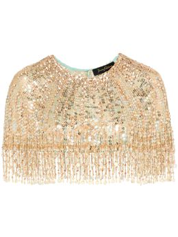 Jenny Packham: Голубой топ 