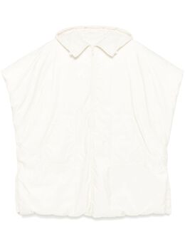 Moncler: Белый плащ 