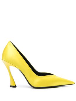 Mugler: Жёлтые туфли 
