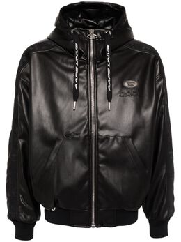 AAPE BY *A BATHING APE®: Кожаная куртка 