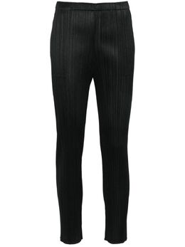 Pleats Please Issey Miyake: Чёрные брюки 