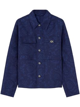 Versace: Жаккардовая куртка  Barocco