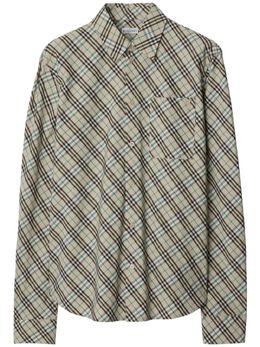 Burberry: Бежевая рубашка 