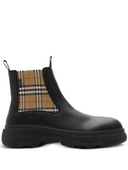 Burberry: Чёрные ботинки 