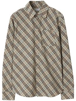 Burberry: Винтажная рубашка  Vintage Check