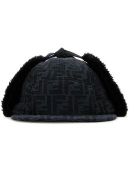 FENDI: Голубая шляпа  FF