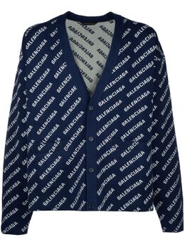 Balenciaga: Кардиган с v-образным вырезом 