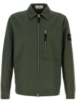 Stone Island: Зелёная рубашка  Compass