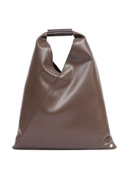 MM6 Maison Margiela: Коричневая сумка-шоппер 