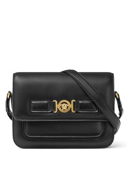 Versace: Чёрная сумка  Medusa Biggie