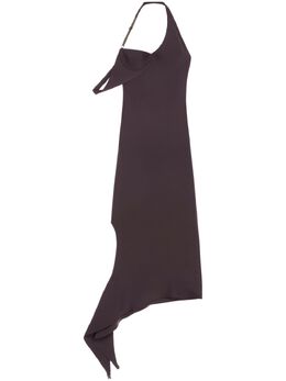 Courrèges: Коричневое платье 