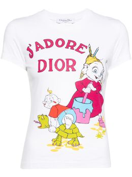 Christian Dior Pre-Owned: Футболка с принтом 