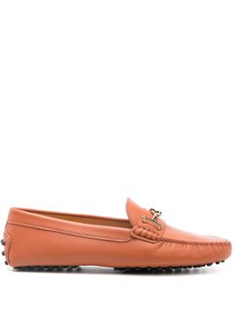 Tod's: Коричневые лоферы  Gommino