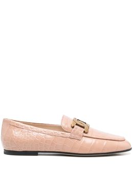 Tod's: Светлые лоферы  Kate