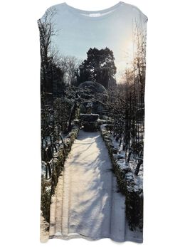 agnès b.: Платье с принтом 