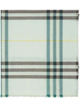 Burberry: Зелёный шарф 
