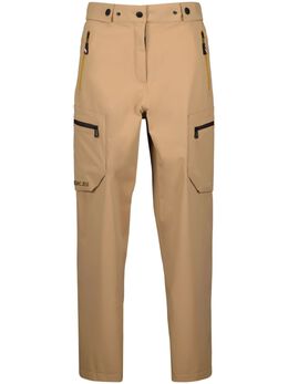 Moncler Grenoble: Бежевые брюки 