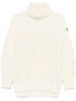 Moncler Grenoble: Белое поло 