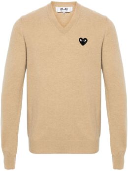 Comme Des Garçons Play: Свитер  Heart из шерсти