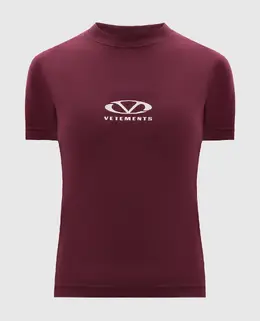 Vetements: Футболка с принтом 