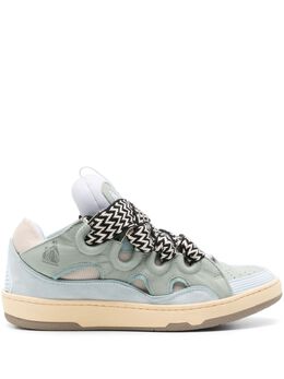 Lanvin: Светлые кроссовки  Curb