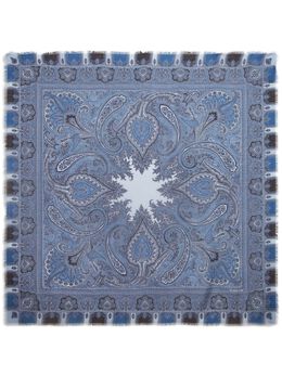 ETRO: Голубой шарф 