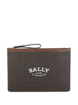 Bally: Клатч с принтом 