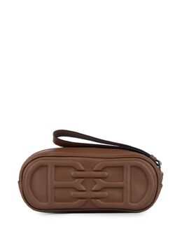 Bally: Коричневый клатч 