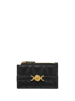 Versace: Чёрный картхолдер  Medusa