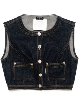 CHANEL Pre-Owned: Жилет без рукава 