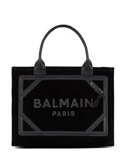 Balmain: Чёрная сумка-шоппер  B-Army