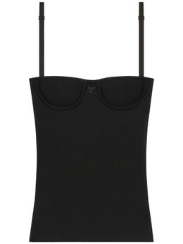 Courrèges: Чёрный топ 