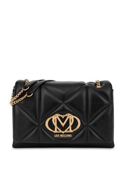 Love Moschino: Чёрная сумка через плечо 